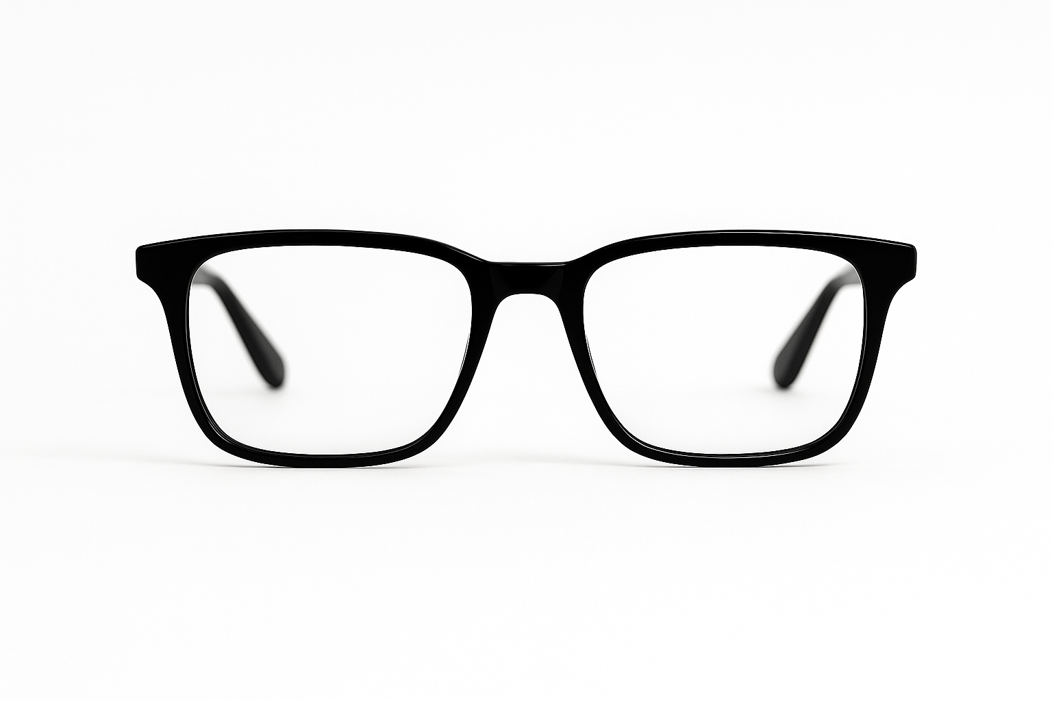 Men’s Glasses – classic black rectangle frames